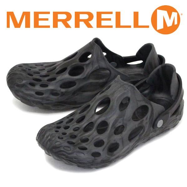MERRELL (������) J48595 HYDRO MOC �n�C�h�� ���b�N �V���[�Y�T���_�� BLACK MRL057