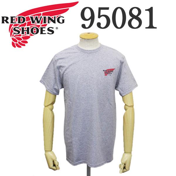 REDWING (���b�h�E�B���O) 95081 Archive Logo T-Shirt �A�[�J�C�u���ST�V���c Light Gray ���C�g�O���[