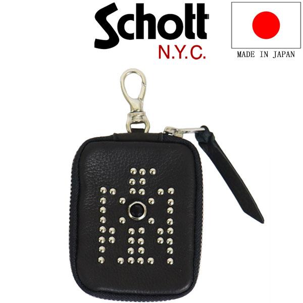 Schott スタッズ レザー ケース Schott N.Y.C（ショット） Schott 4970050 EAGLE STUDS LEATHER MALCH