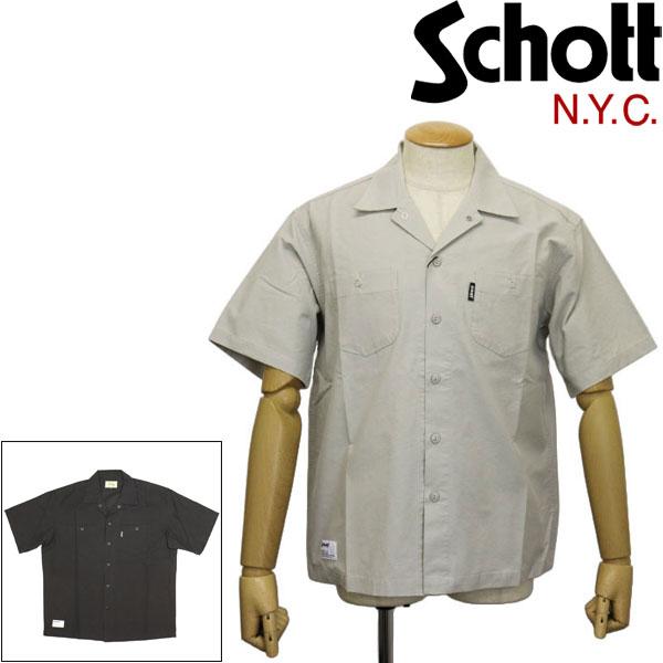 Schott (ショット) 6123002 PLAIN NC SHIRT プレーン エヌシー シャツ 全2色