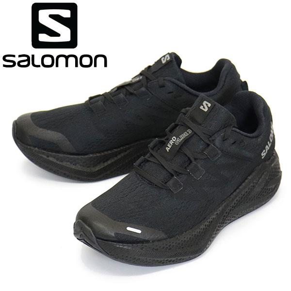 Salomon (サロモン) L47866000 AERO GLIDE 3 ランニングシューズ Black / Black / Ftw Silver SL081