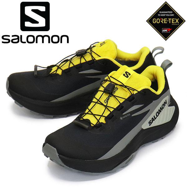 Salomon (サロモン) L47978000 GENESIS GORE-TEX 男性用トレイルランニングシューズ Black / Sedona Sage / Incaberry SL083
