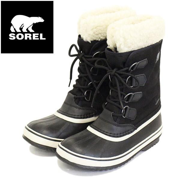 SOREL (�\����) NL3483 WINTER CARNIVAL �E�B���^�[�J�[�j�o�� ���f�B�[�X �X�m�[�u�[�c 011 BLACK/STONE SRL039