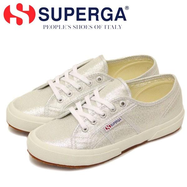 SUPERGA (�X�y���K) S001820 2750-LAME W �E�B�����Y �V���Z�e�B�b�N�X�j�[�J�[ 031 GREY Silver SPG005