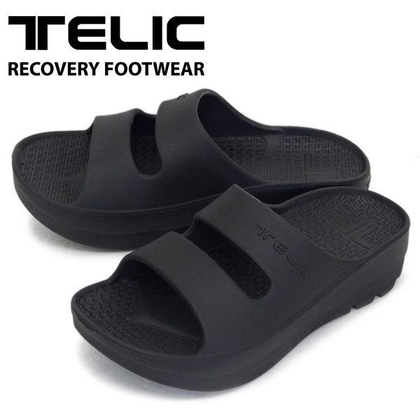 TELIC (�e���b�N) W-STRAP ���� �X���C�h�T���_�� BLACK TL006