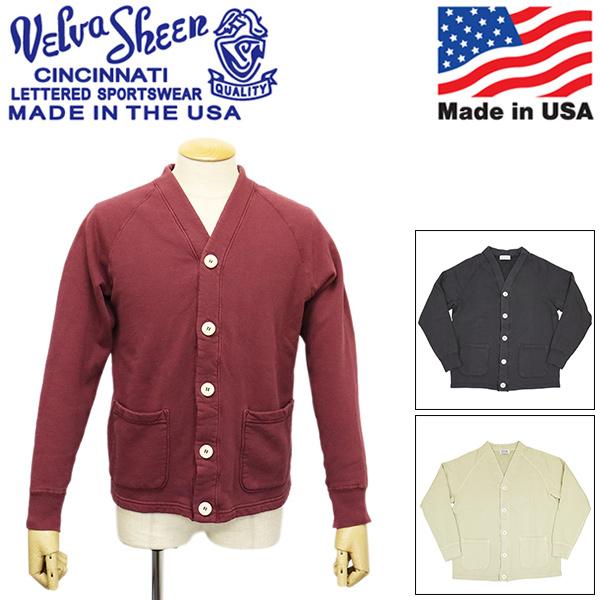 Velva Sheen (ベルバシーン) 161843 FREEDOM CARDIGAN フリーダム カーディガン アメリカ製 全3色 VLVS021