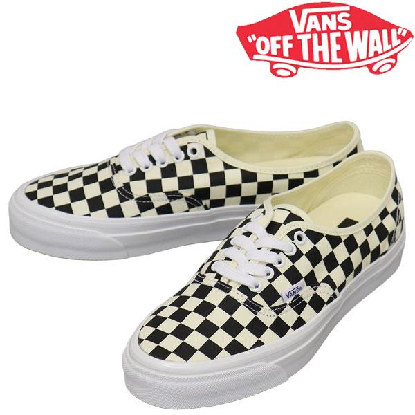 VANS (ヴァンズ バンズ) VN000CQA2BO Lx Authentic Reissue 44 オーセンティック スニーカー Lx Checkerboard BlackxOff White VN683