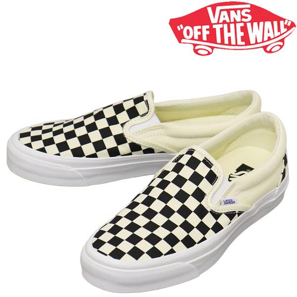 VANS (ヴァンズ バンズ) VN000CSE2BO Lx Slip-On Reissue 98 スリッポン スニーカー Lx Checkerboard BlackxOff White VN688