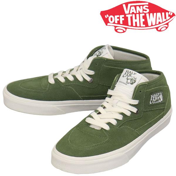 VANS (ヴァンズ バンズ) VN000EATCX1 Half Cab Decon ハーフキャブ デコン スニーカー Suede Green VN671