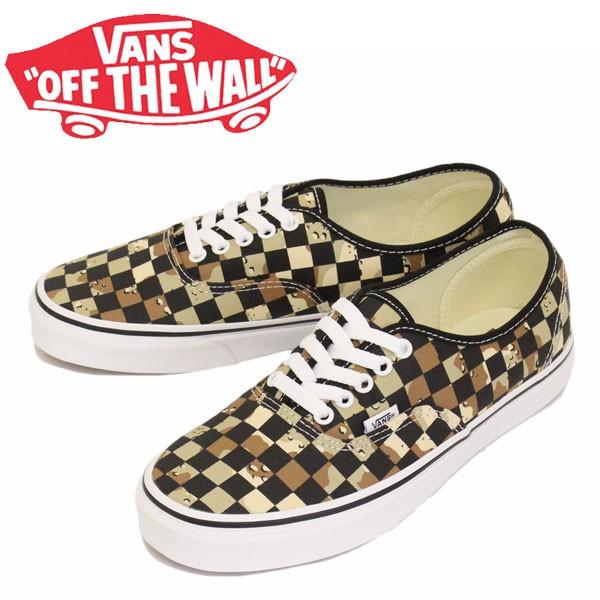 vans camo checkered