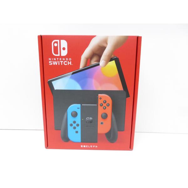 未使用品 Nintendo Switch 有機ELモデル Joy-Con(L) ネオンブルー/(R 