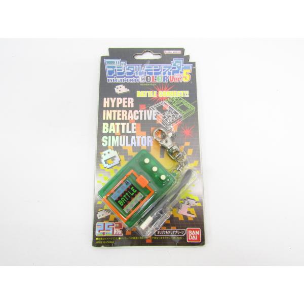 デジタルモンスター デジモン COLOR Ver.5 オリジナルクリアグリーン 電子玩具 ≡WH6454