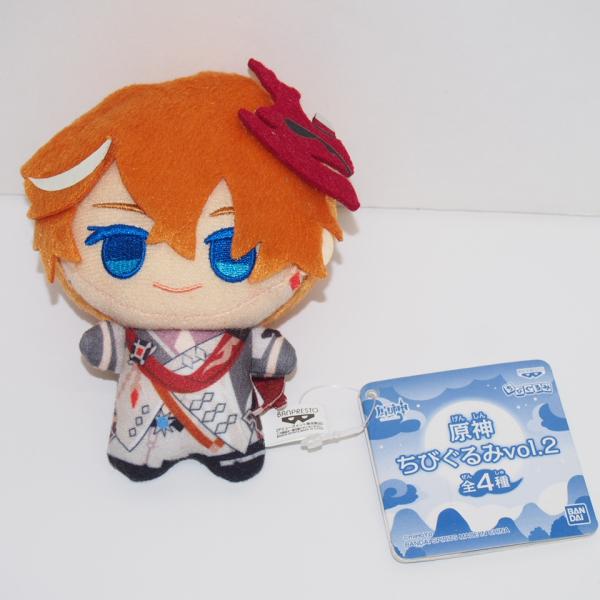 タグ付き 原神 ちびぐるみVol.2 タルタリヤ ぬいぐるみ 中古 タグ付き 原神 ちびぐるみVol.2 タルタリヤ ぬいぐるみ 中古