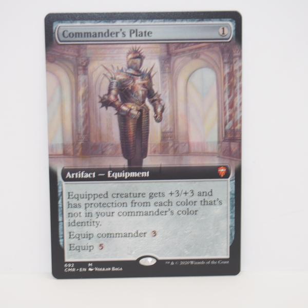 MAGIC The Gathering MTG Commander’s Plate M 692 CMR・EN 拡張アート トレーディングカード ∴WU5797