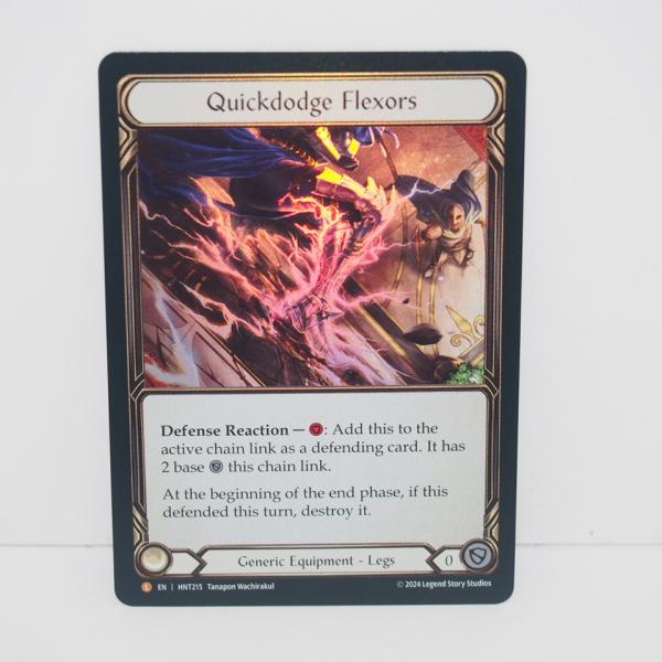 FLESH AND BLOOD Quickdodge Flexors L EN HNT215 Rainbow Foil FLESH AND BLOOD Quickdodge Flexors L EN HNT215 Rainbow Foil