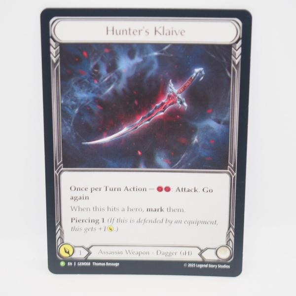 FLESH AND BLOOD Hunter's Klaive P EN GEM068 トレカ ∴WU3769