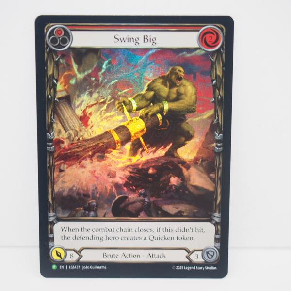 flesh and blood 超越8種セット　日本語cold foil FLESH AND BLOOD Swing Big P EN LGS427 Rainbow Foil トレカ ∴WU4448