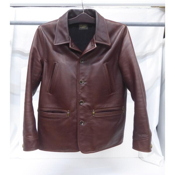 GLAD HAND（グラッドハンド） レザーカーコート JKT SIZE:L 衣類