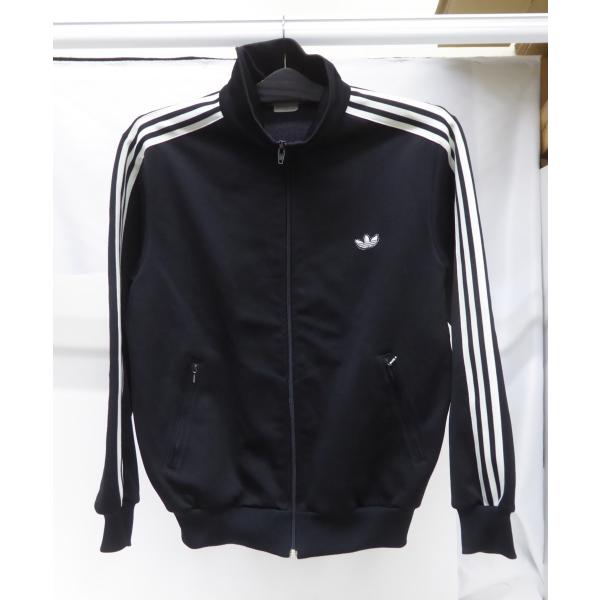 adidas（アディダス） デサント製 80's トラックジャケット ブラック