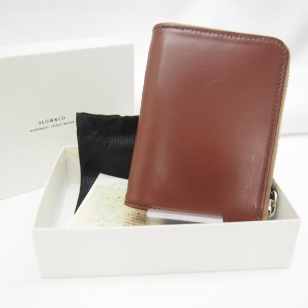 美品　SLOW&CO 二つ折り財布　ブラック thrift-webshop_a-156-wa5445-18