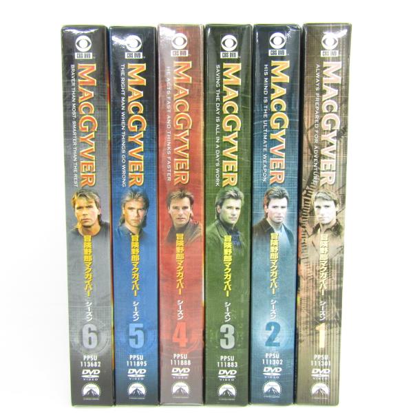 MACGYVER DVD 冒険野郎マクガイバー シーズン1〜6 特選BOX ▼V6914