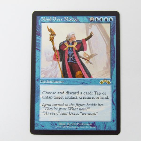 MTG 精神力/Mind Over Matter 精神力/Mind Over Matter》[EXO] 青R | 日本最大級 MTG通販サイト