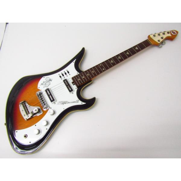 値下げ teisco EP-2T セミホローエレキギター ストラップ、ギター