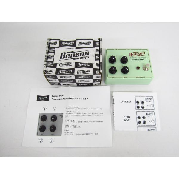Benson ベンソン Germanium Preamp Pedal ゲルマニウムプリアンプ ギターエフェクター 楽器機材 ◆G5229