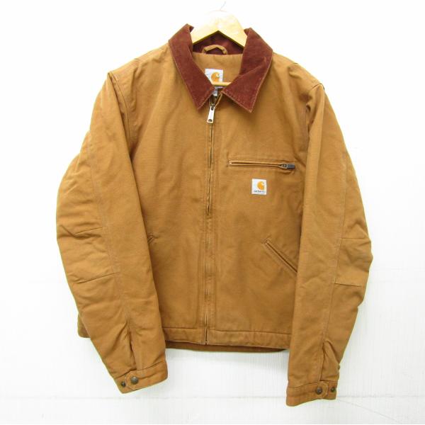 Carhartt コーデュロイ襟 デトロイトジャケット Carhartt（カーハート） デトロイトジャケット キャメル インド製 襟