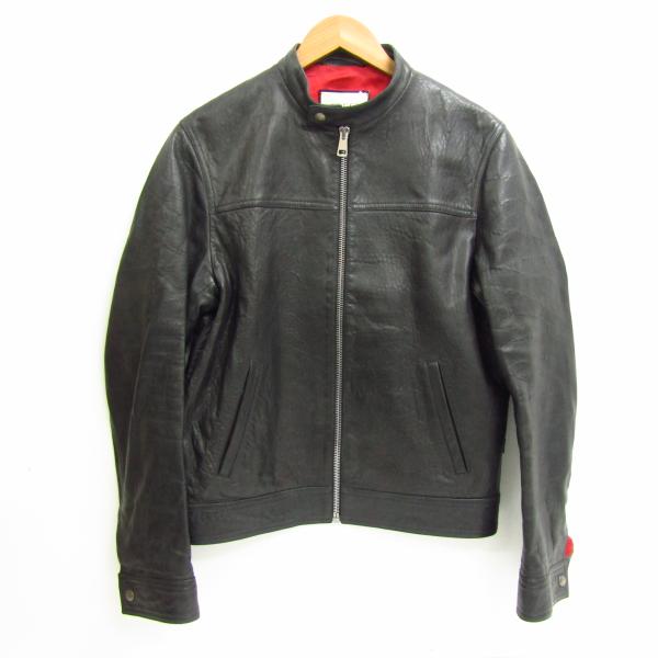 GUCCI グッチ シングル ライダースジャケット 264857 ラムレザー GUCCI グッチ シングル ライダースジャケット 264857 ラムレザー