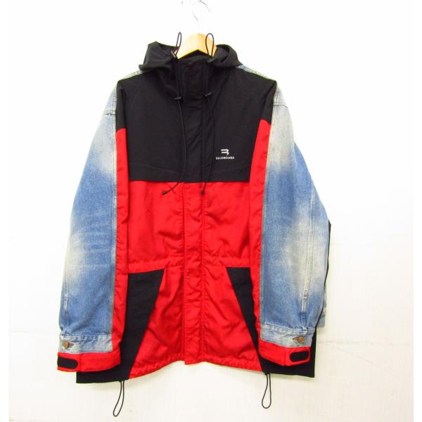 BALENCIAGA（バレンシアガ） Hybrid track Denim Jaket ハイブリッド