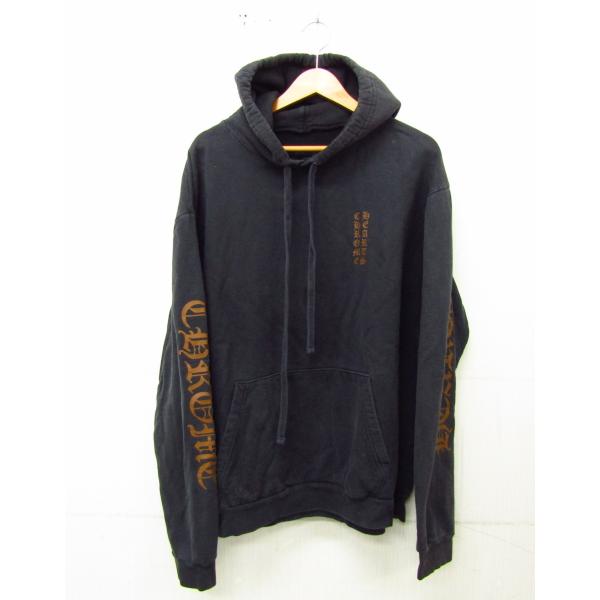 クロム パーカー L CHROME HEARTS（クロムハーツ） Vertical Logo Pullover Hoodie プル