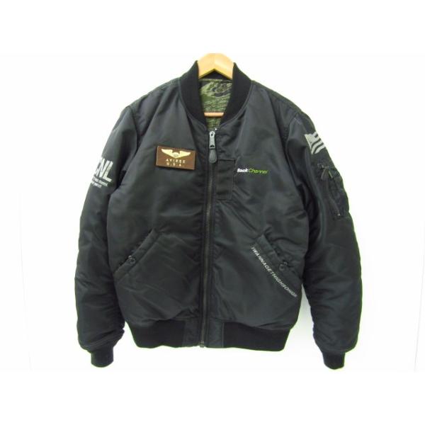 Back Channel × AVIREX MA-1 フライトジャケット L