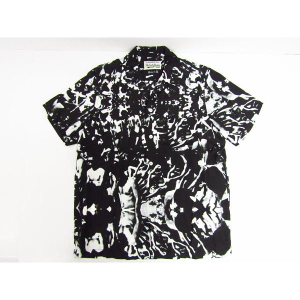 タグ付き Wacko Maria 森山大道 アロハ シャツ ワコマリア WACKO MARIA × 森山大道 HAWAIIAN SHIRT コラボ アロハシャツ