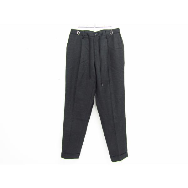 +CLOTHET （クロスクローゼット）　ブラック　スラックス CROSS CLOTHET クロスクローゼット イージースラックスロングパンツ