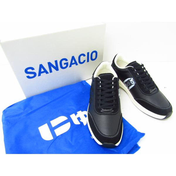 SANGACIO サンガッチョ にゅ BRANDALISED BLOW BLACK スニーカー SIZE