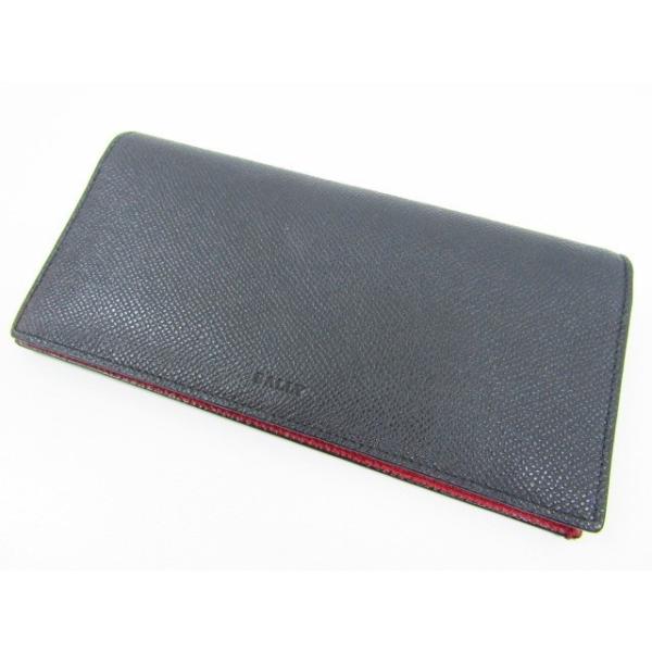 未使用級 BALLY バリー 二つ折り財布 小銭入れ付き BALEN バレン Bally（バリー） 2つ折り長財布(小銭入れあり)♪AC14120 : スリフト