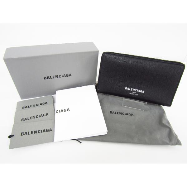 【未使用】BALENCIAGA バレンシアガ 長財布 レザー 箱付き BALENCIAGA（バレンシアガ） レザー 長財布 BOX付き ▽AC26818