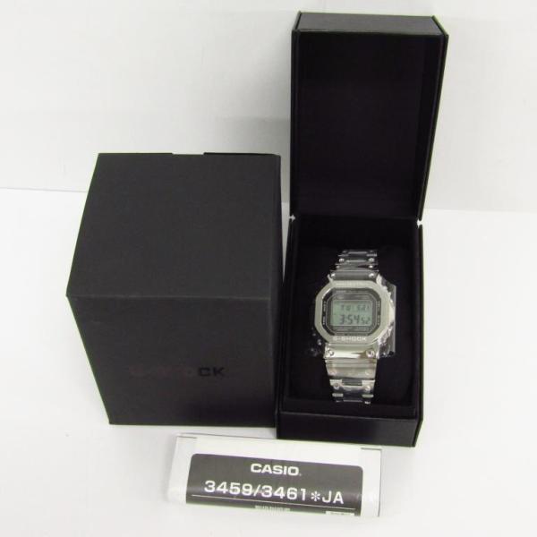 カシオG-SHOCKフルメタルBluetoothタフソーラー箱コマ付 G-SHOCK CASIO カシオ S-SHOCK Gショック GMW-B5000D-1JF フルメタル