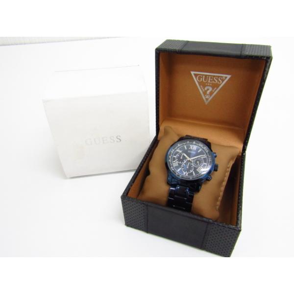 GUESS ゲス W0379G5 クロノグラフ クォーツ腕時計 AC20296 : n