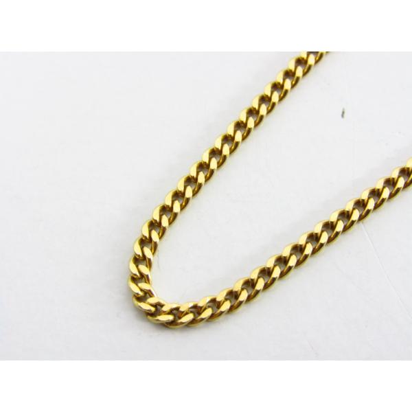 K18 金 YG イエローゴールド 喜平ネックレス 2面シングル 約10g 約50cm