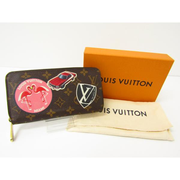 【限定品】‼️Louis Vuitton 限定 財布 ワールドツアー モノグラム 美品】ルイヴィトン モノグラム ジッピ- ウォレット ワールドツアー