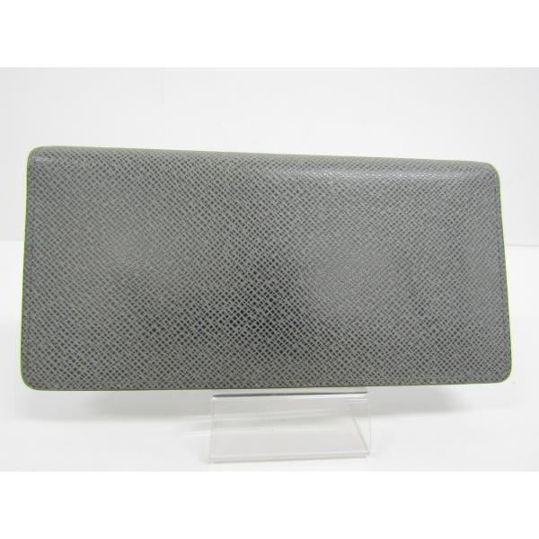 LOUIS VUITTON ポルトフォイユ・ブラザ タイガ 長財布 ルイヴィトンポルトフォイユブラザ 14136 ネイビー メンズ タイガ 長