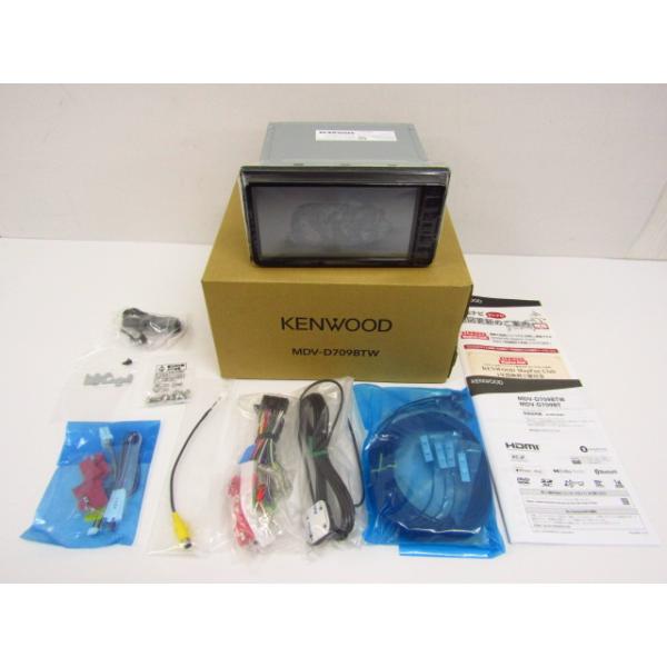 彩速ナビ 未使用品 JVCケンウッド MDV-D709BTW カーナビ本体 7V