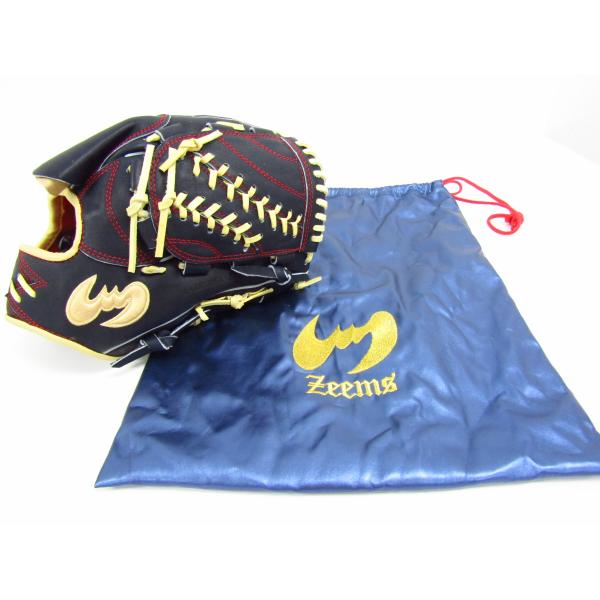Zeems 未使用 ZEEMS ジームス 軟式 投手用 グラブ 野球グローブ