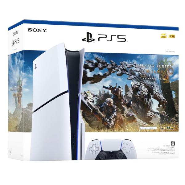 未使用 訳あり品 PlayStation5 プレイステーション5 PS5 モンスターハンターワイルズ 同梱版 ゲーム機本体 (CFIJ-10025) ■U3904