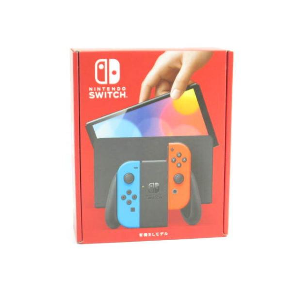 未使用 Nintendo Switch有機ELモデルJoy-Con(L)ネオンブルー/(R)ネオン