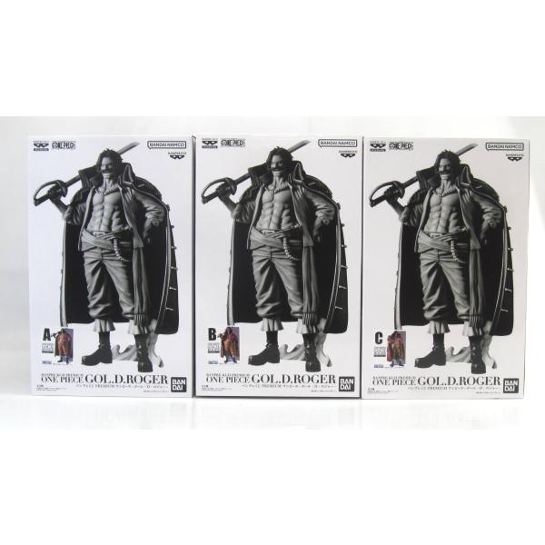 バンプレくじ PREMIUM ワンピース-ゴール・D・ロジャー A.B.C 3種