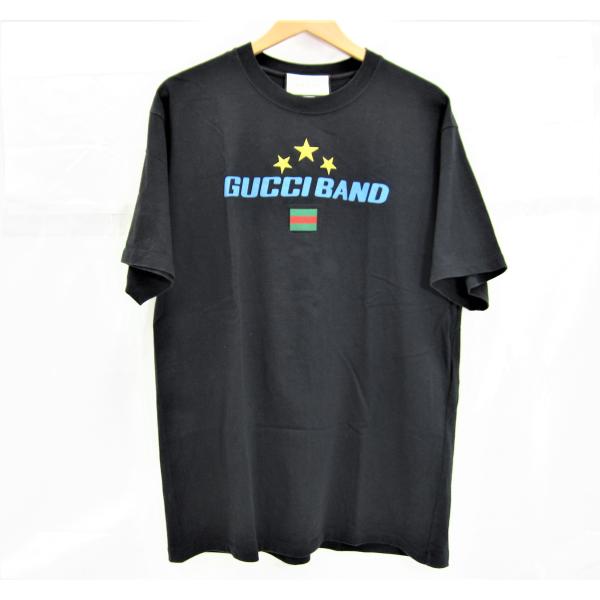 GUCCI Gucci グッチ BAND Tシャツ NERO 565806-XJB2W SIZE:L GUCCI Gucci グッチ BAND Tシャツ NERO 565806-XJB2W SIZE:L