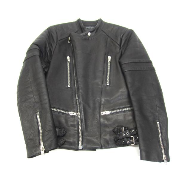 UNUSED（アンユーズド） ダブル ライダースジャケット レザー SIZE:M